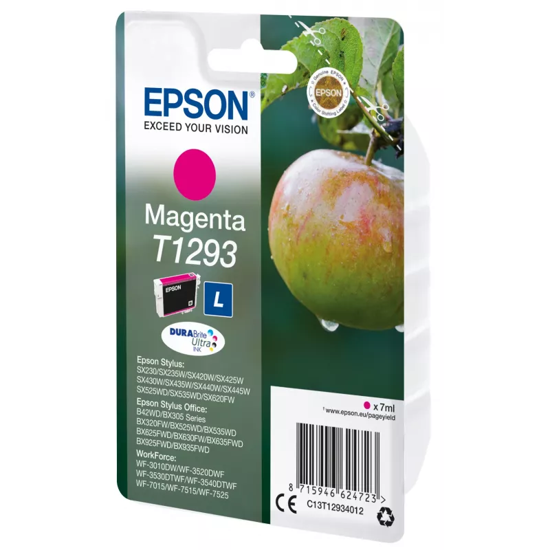 Pack individual Epson Apple magenta T1293 tinta DURABrite Ultra