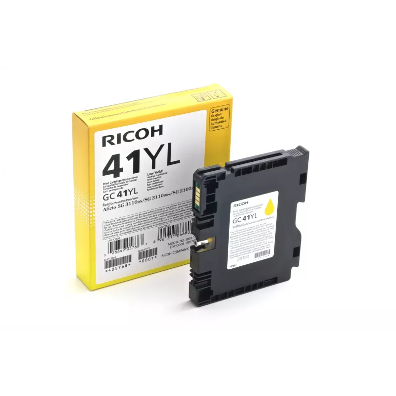 Cartucho de tinta Ricoh 405768 1 ud. original amarillo