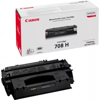 Cartucho de tóner Canon 708H 1 ud. original negro