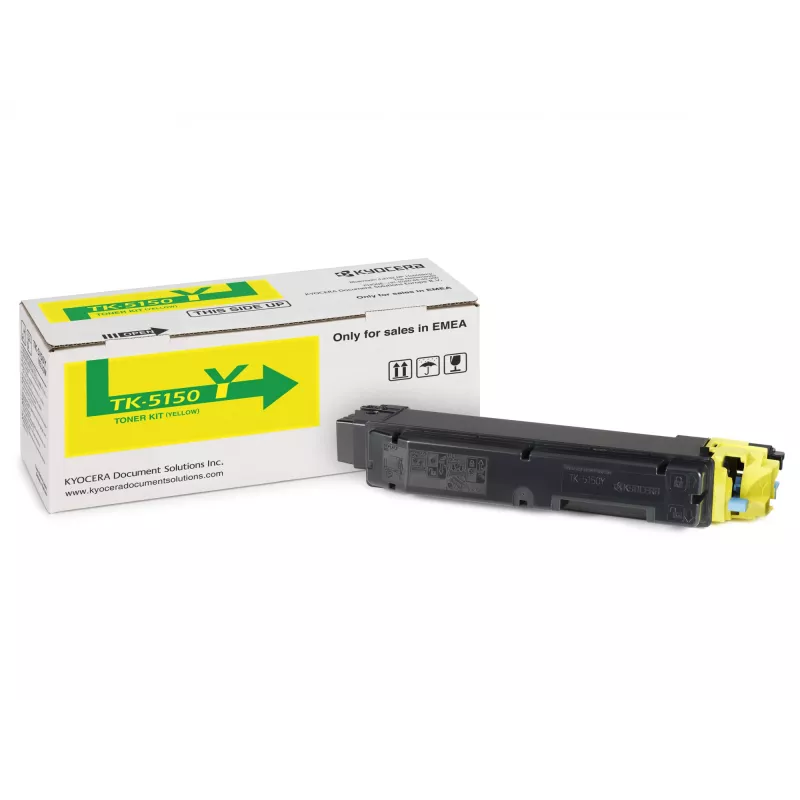 Cartucho de tóner KYOCERA TK-5150Y 1 ud. Original Amarillo