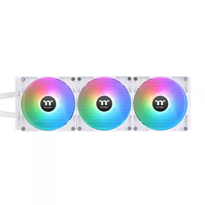 Thermaltake TH420 V2 Ultra ARGB Sync Snow Edition (CL-W407-PL14SW-A) refrigeración líquida All-in-One para CPU, 420 mm, 3x 140 mm, 3,02 mmH2O, blanco