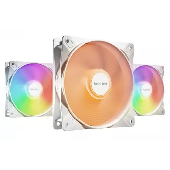 be quiet! LIGHT WINGS LX 120mm PWM High Speed Pack de 3 Blancos