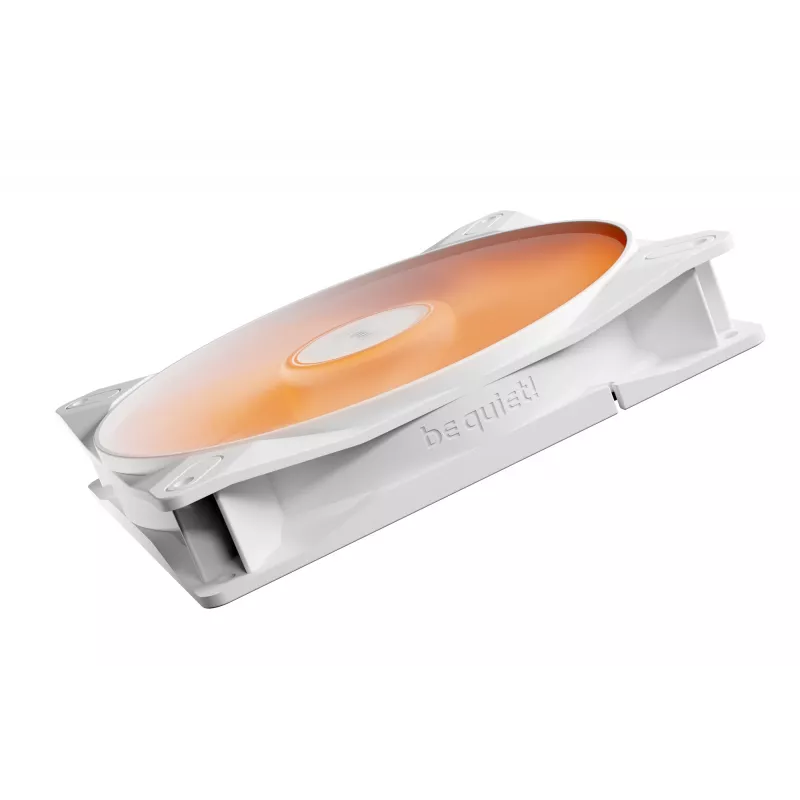 bequiet! LIGHT WINGS LX 140mm PWM Pack de 3 Blancos — Ventilador de 140×25 mm, 1200 rpm, 95 m³/h, LED RGB
