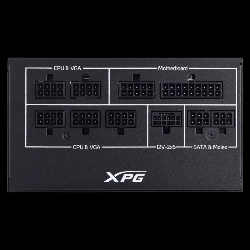 Fuente de alimentación XPG COREREACTOR II VE 750W, 750 W, 100 - 240 V, 47 - 63 Hz, 10 A, 20 A, 62,5 A
