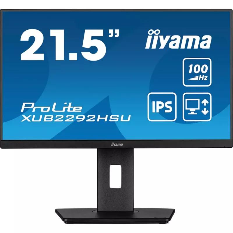 iiyama ProLite XUB2292HSU-B6 Monitor de ordenador 54,6 cm (21,5 inch) 1920 x 1080 píxeles Full HD LED Negro