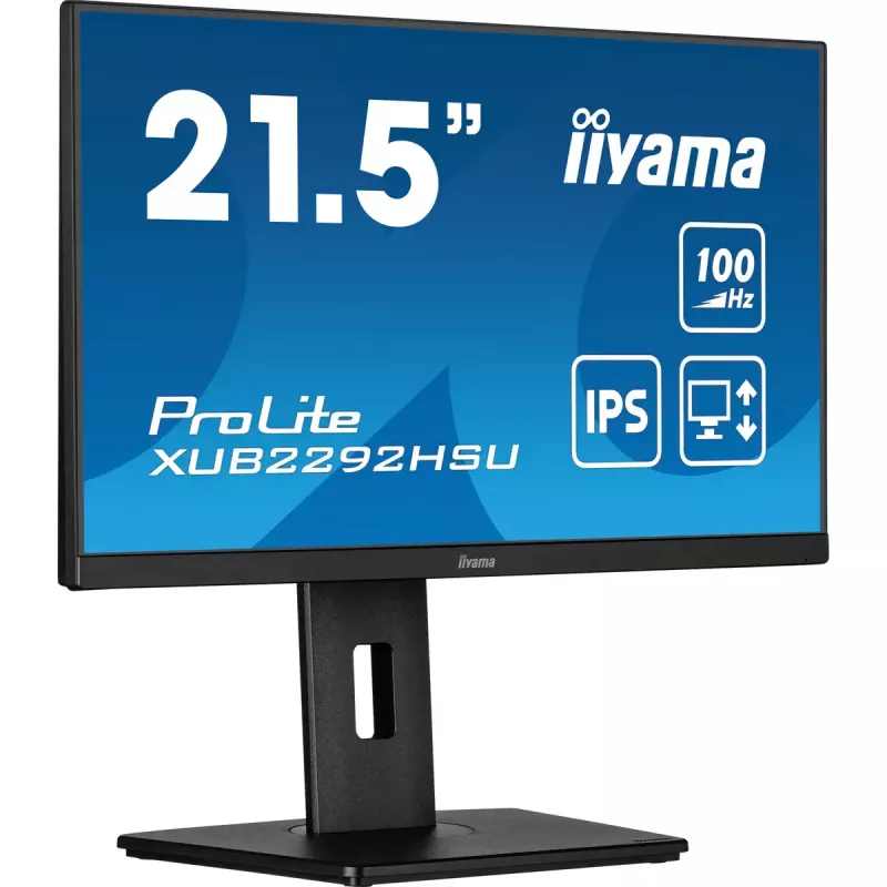 iiyama ProLite XUB2292HSU-B6 Monitor de ordenador 54,6 cm (21,5 inch) 1920 x 1080 píxeles Full HD LED Negro