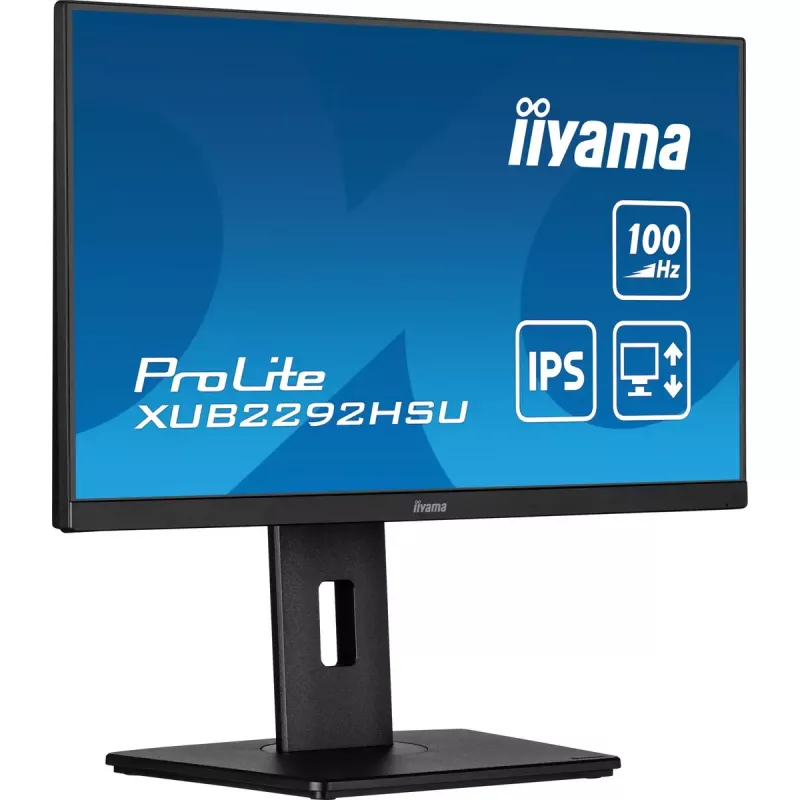 iiyama ProLite XUB2292HSU-B6 Monitor de ordenador 54,6 cm (21,5 inch) 1920 x 1080 píxeles Full HD LED Negro