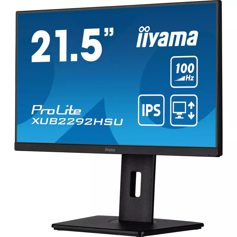 iiyama ProLite XUB2292HSU-B6 Monitor de ordenador 54,6 cm (21,5 inch) 1920 x 1080 píxeles Full HD LED Negro