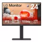 LG 24BA650 Monitor de ordenador 60,5 cm (23,8 inch) 1920 x 1080 píxeles Full HD LED Negro