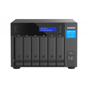 QNAP TVS-H674T-I5-32G Servidor NAS/almacenamiento Torre Intel® Core™ i5 i5-12400 32 GB DDR4 HDD QNAP QTS Negro