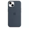 APPLE iPhone 14 - Funda de silicona con MagSafe - Storm Blue