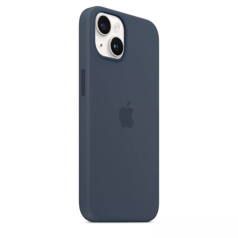 APPLE iPhone 14 - Funda de silicona con MagSafe - Storm Blue