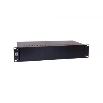 LevelOne Chasis convertidor de medios de 14 ranuras, 100-265 V, 50 - 60 Hz, 0 - 50 °C, -10 - 70 °C, 5 - 90%, CE, FCC