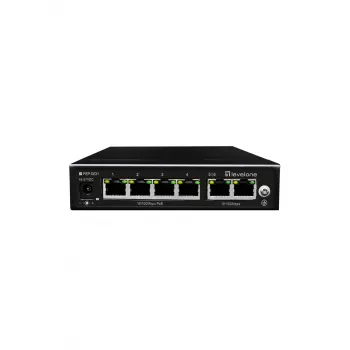 LevelOne FEP-0631 Switch de red Fast Ethernet (10/100) Power over Ethernet (PoE) Negro