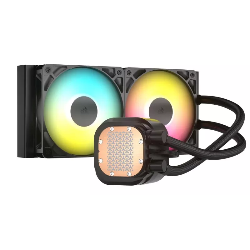 CORSAIR Nautilus 240 Rs ArGB Refrigeración líquida todo en uno Negro