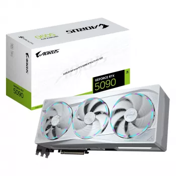 Tarjeta gráfica GIGABYTE AORUS GeForce RTX 5090 STEALTH ICE 32G 32GB GDDR7 512bit PCI-E 5.0 2655MHz