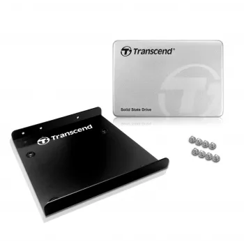 TRANSCEND SSD 370 128GB 2.5in SATA Ill 6gb/s Mlc Carcasa de aluminio