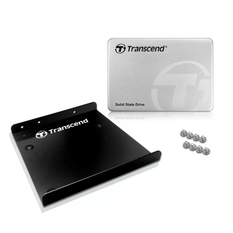 TRANSCEND SSD 370 128GB 2.5in SATA Ill 6gb/s Mlc Carcasa de aluminio