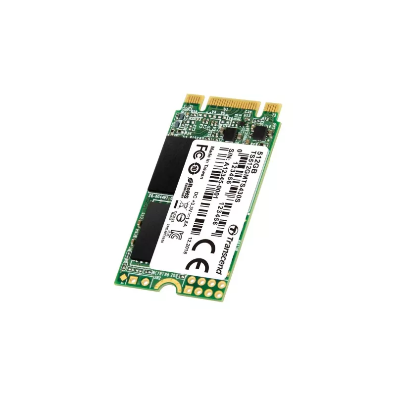 TRANSCEND SSD 430s 512GB M.2 2242 SATA III 6Gb/s 3D Nand Flash