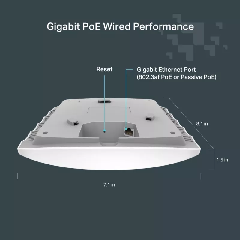 TP-Link FESTA F52 Punto de acceso inalámbrico 867 Mbit/s Blanco Power over Ethernet (PoE)