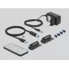 DELOCK Switch KVM DisplayPort 1.4 8K 30Hz USB 3.0 + Audio