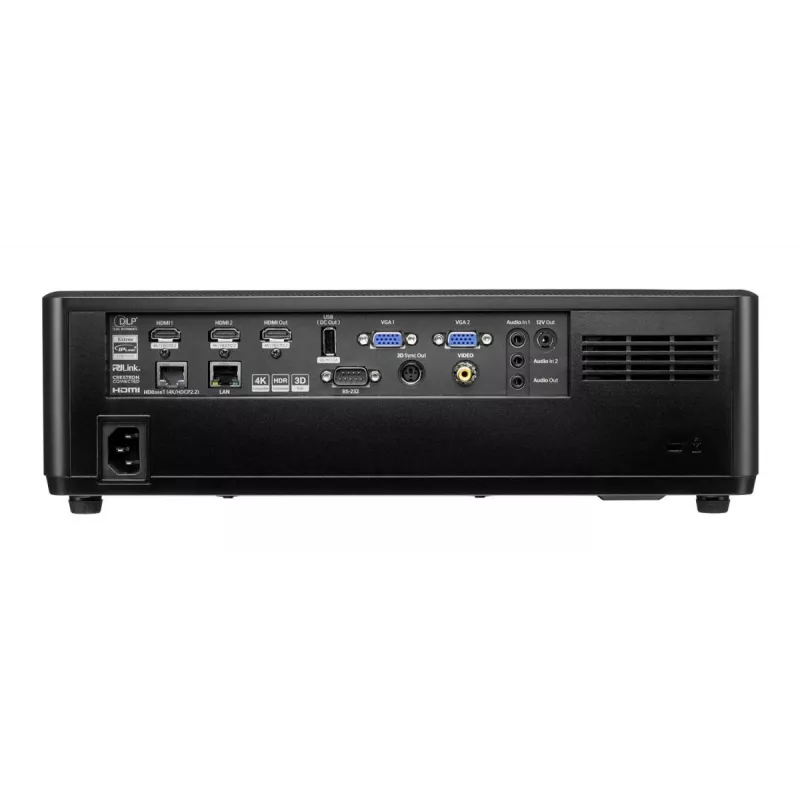 Proyector láser de tiro corto Optoma ZU607TST, DLP, WUXGA 1920x1200, 6000 lúmenes ANSI, negro