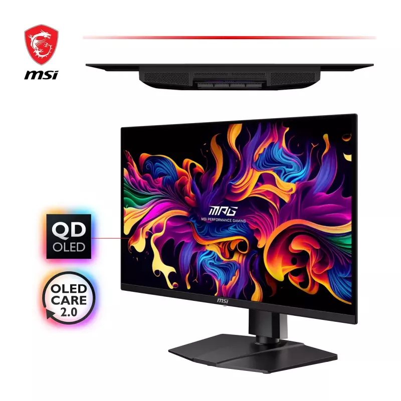 Monitor de ordenador MSI MPG 321URXDE QD-OLED 80 cm (31,5 pulgadas) 3840 x 2160 píxeles 4K Ultra HD Negro