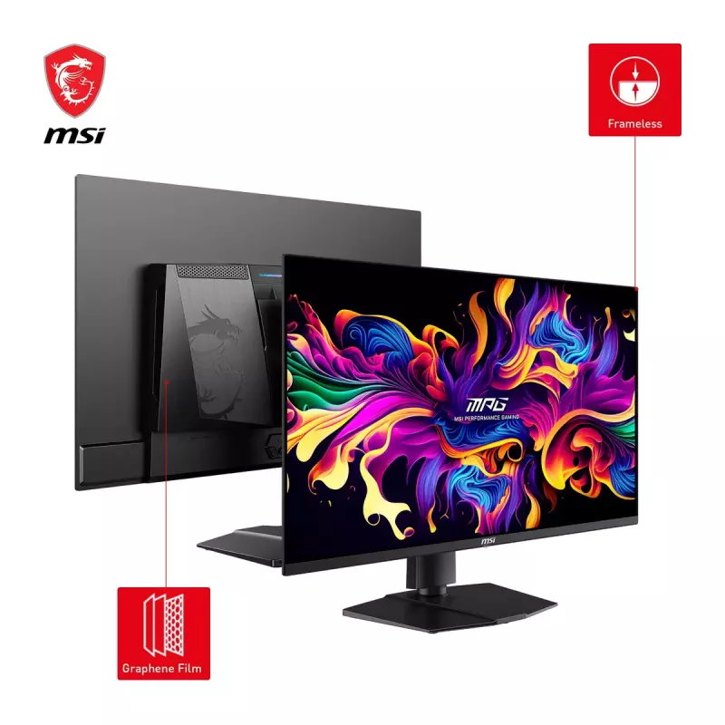 Monitor de ordenador MSI MPG 321URXDE QD-OLED 80 cm (31,5 pulgadas) 3840 x 2160 píxeles 4K Ultra HD Negro