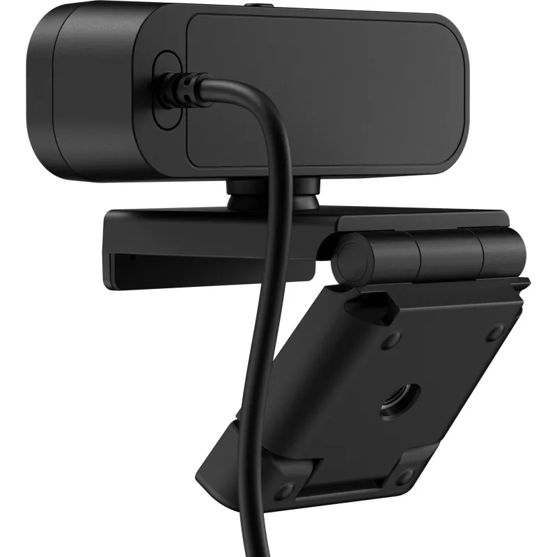 HP 435 FHD cámara web (77B10AA), 2 MP, 1920 x 1080, 30 fps, USB-A 2.0, enfoque automático, cubierta de privacidad, micrófono doble, negro