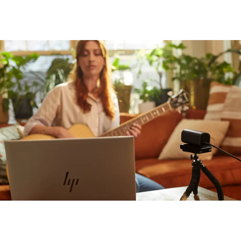 Webcam HP 965 4K Streaming, 8 MP, 3840 x 2160 píxeles, Full HD, 60 fps, 1280x720@30fps, 1280x720@60fps, 1920x1080@30fps, 1920x1080@60fps, 3840x2160@30fps, USB