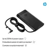 Adaptador de corriente CA HP Smart de 230 W (AQ9X8AA) para portátil, de interior, entrada de 115 V, 4,5 mm, enchufe UE, negro