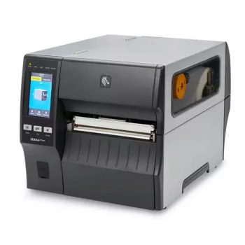 Impresora de etiquetas Zebra ZT421 — Térmica directa/Termotransferencia, 203×203 DPI, 305 mm/s, 168 mm de ancho de impresión, Ethernet y Bluetooth, Negro/Gris
