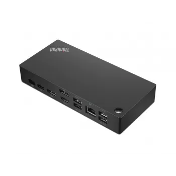 Dock para portátil Lenovo 40AY0090UK Con cable USB 3.2 Gen 1 Type-C Negro