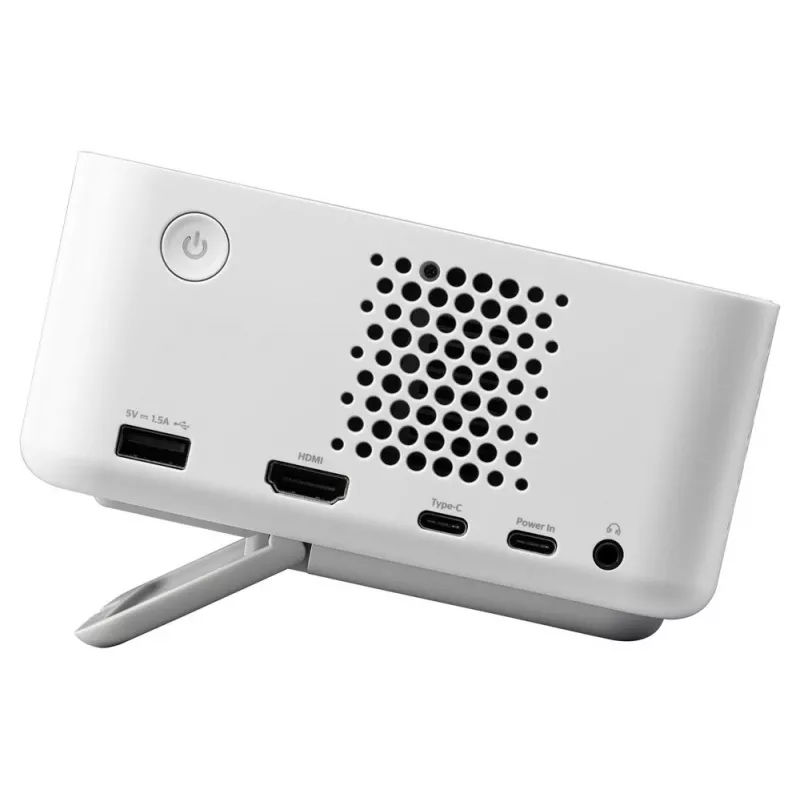 Proyector DLP láser portátil de corta distancia Optoma ML1080ST, Full HD 1920x1080, 1200 lm, USB-C, IPX5, blanco
