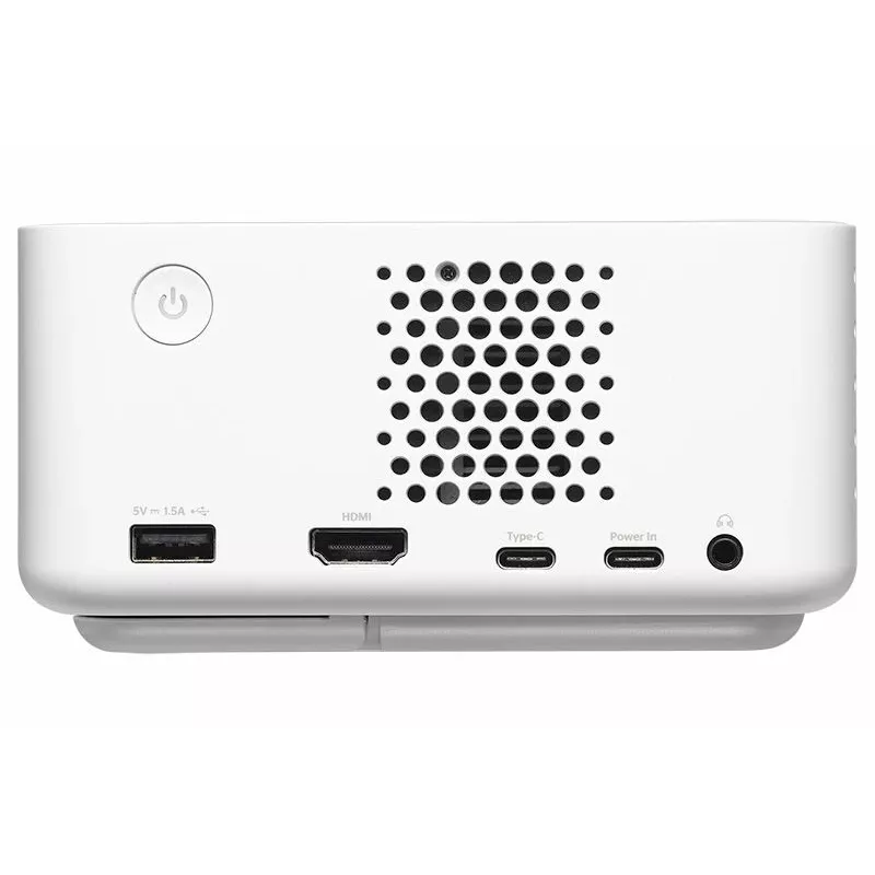 Proyector DLP láser portátil de corta distancia Optoma ML1080ST, Full HD 1920x1080, 1200 lm, USB-C, IPX5, blanco