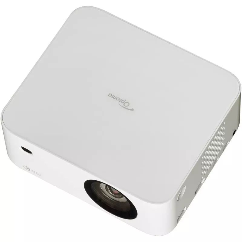 Proyector DLP láser portátil de corta distancia Optoma ML1080ST, Full HD 1920x1080, 1200 lm, USB-C, IPX5, blanco