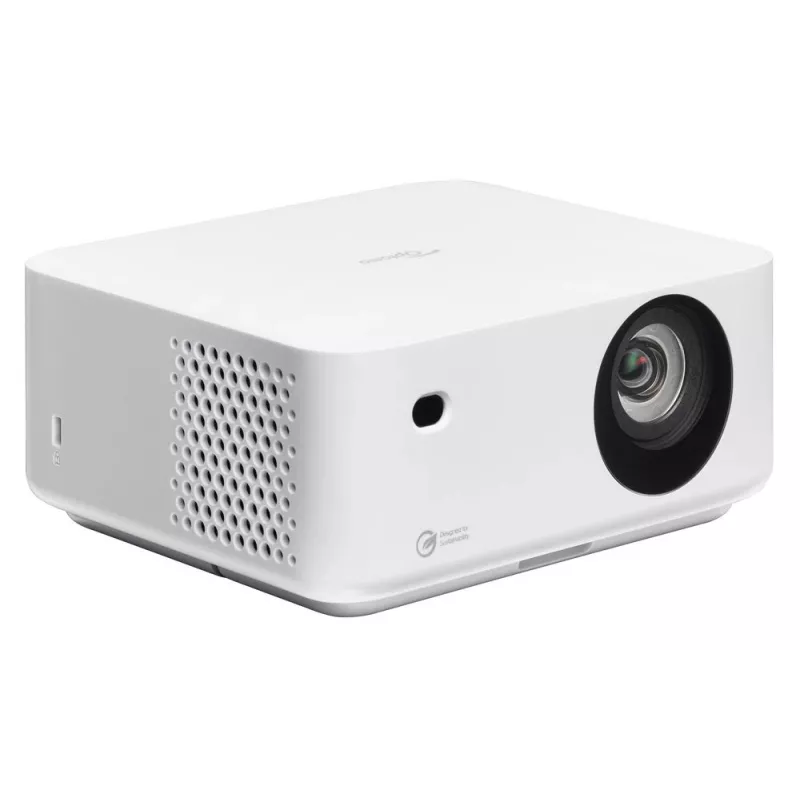 Proyector DLP láser portátil de corta distancia Optoma ML1080ST, Full HD 1920x1080, 1200 lm, USB-C, IPX5, blanco