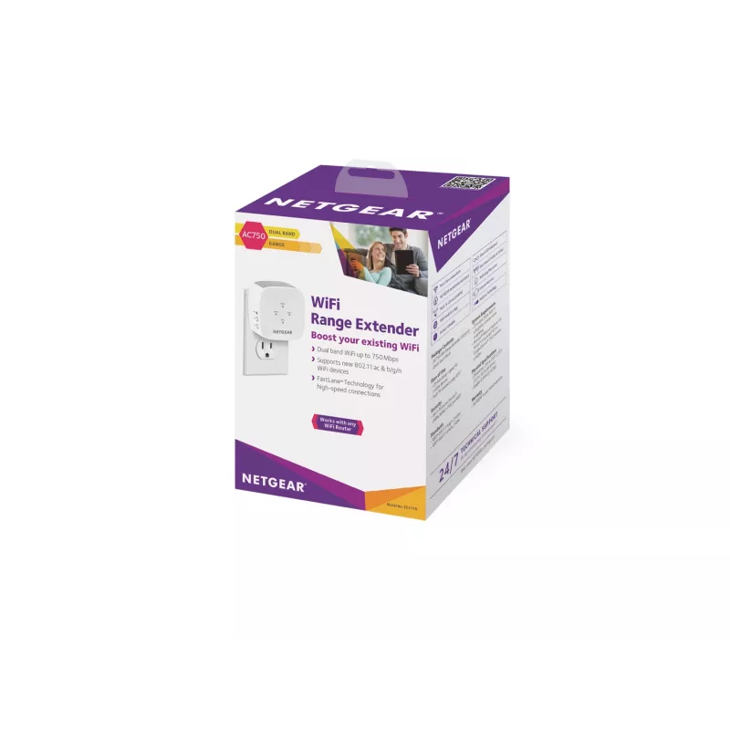 NETGEAR EX3110 Repetidor de red Blanco 10, 100, 300 Mbit/s