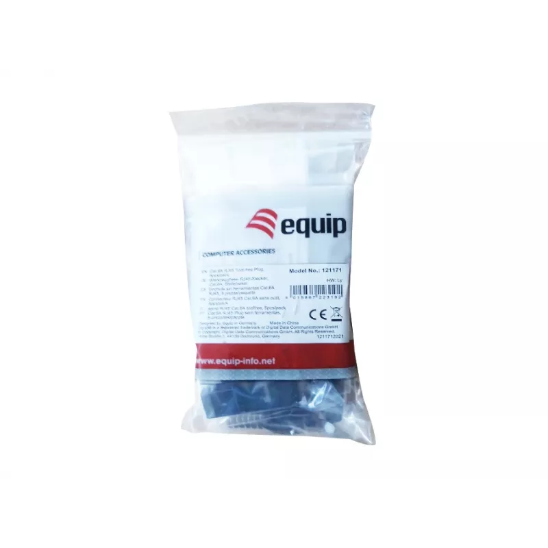 Equip 121171 Conector de cable RJ-45 Níquel