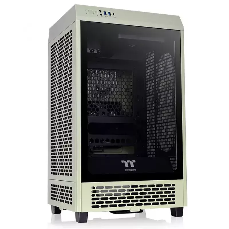 Caja de PC Thermaltake Tower 200 Mini Tower Verde