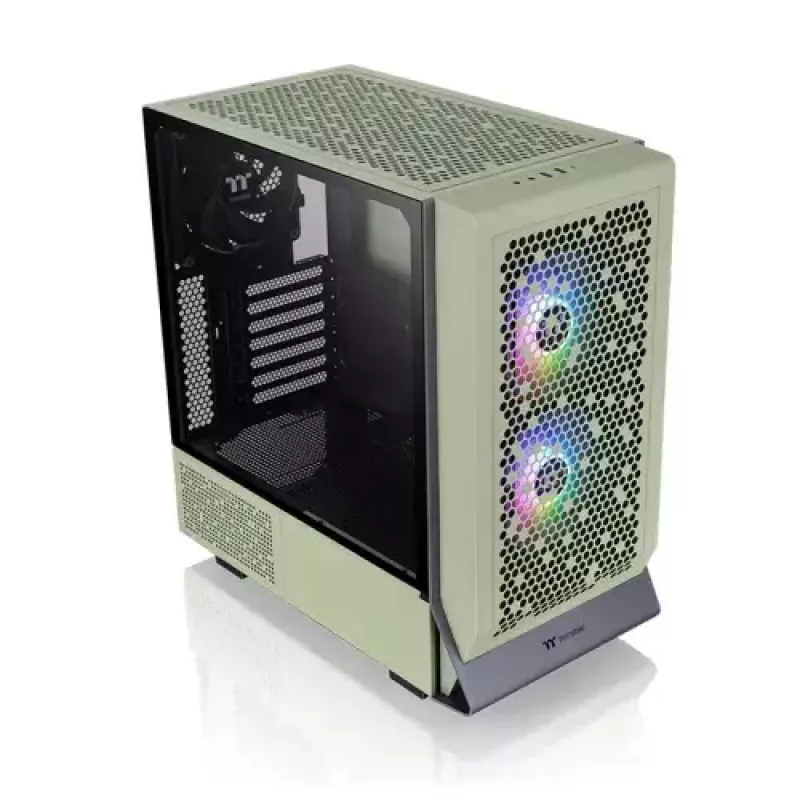 Caja de PC Thermaltake Ceres 300 TG Midi Tower verde