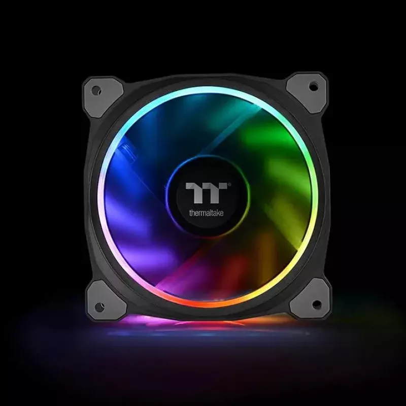 Ventilador Thermaltake CL-F076-PL12SW-A 12 cm negro
