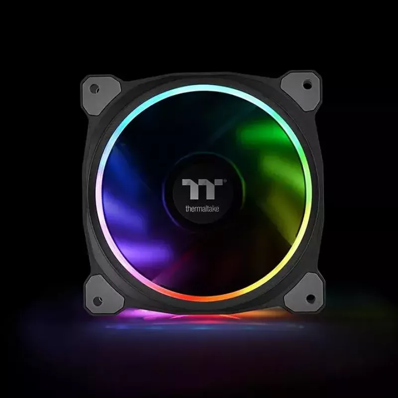 Ventilador Thermaltake CL-F076-PL12SW-A 12 cm negro