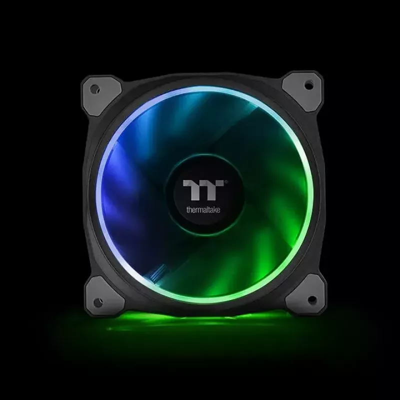 Ventilador Thermaltake CL-F076-PL12SW-A 12 cm negro