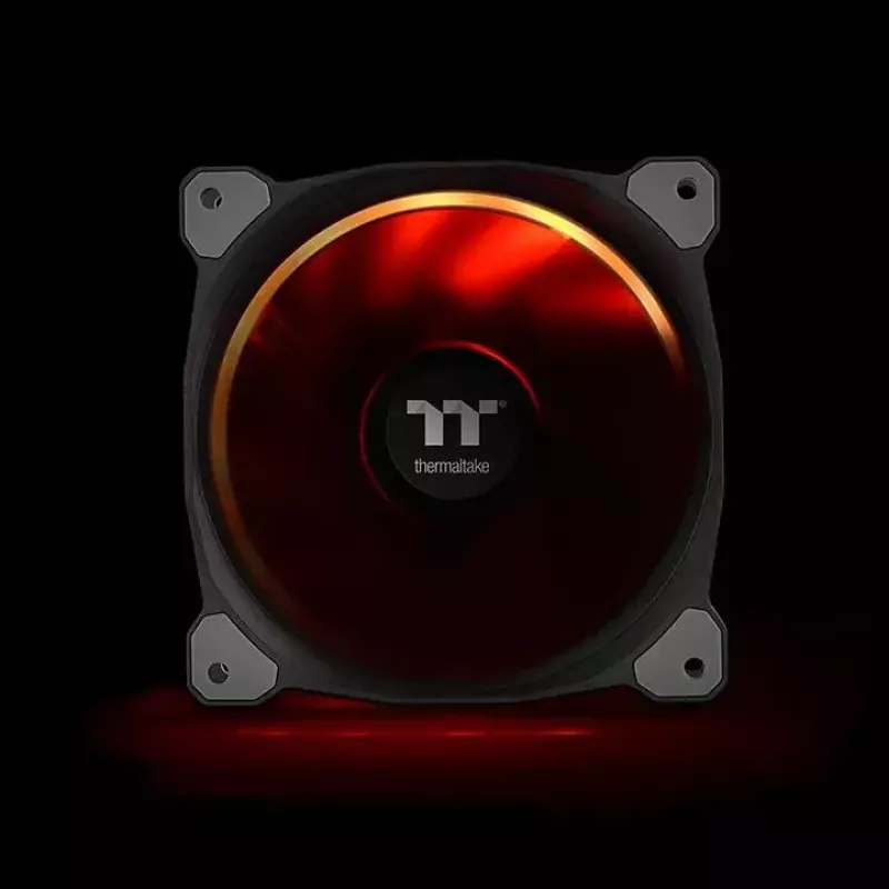 Ventilador Thermaltake CL-F076-PL12SW-A 12 cm negro
