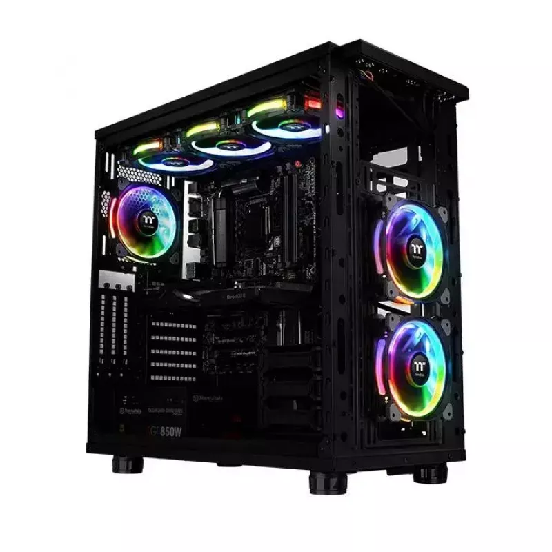 Ventilador Thermaltake CL-F076-PL12SW-A 12 cm negro