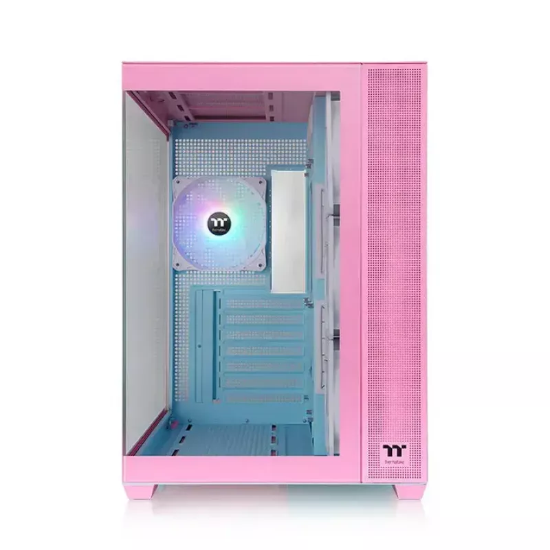 Thermaltake View 380 TG ARGB caja Midi Tower para PC, rosa (Bubble Pink)