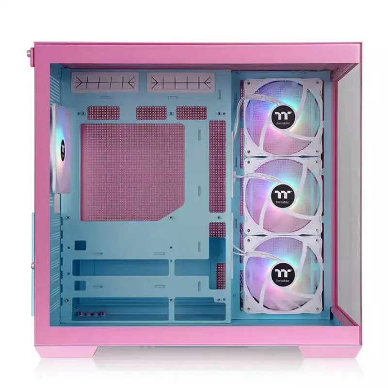 Thermaltake View 380 TG ARGB caja Midi Tower para PC, rosa (Bubble Pink)