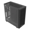 Caja Thermaltake AX500 CA-11D-00F1WN-00 Full Tower E-ATX, vidrio templado, 4 ventiladores de 140 mm, compatible con unidades de 2,5/3,5 pulgadas, negra