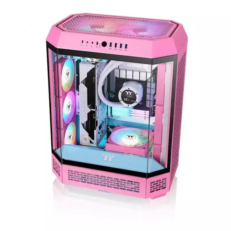 Refrigerador térmico Thermaltake CT140 EX ARGB 14 cm rosa 500-1800 RPM